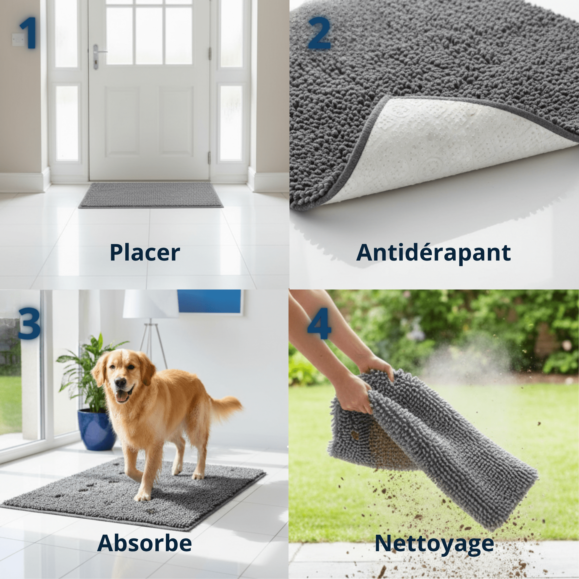 Tapis ultra-absorbant CleanPattoune™